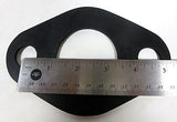 2" oval/elliptical flange FULL FACE EPDM Rubber water meter gasket
