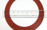 6" X 1/8" Red Rubber Water Meter Flange RING Gasket, 1 PAIR