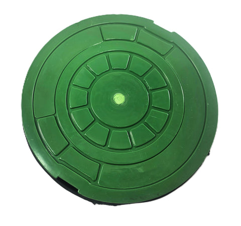 GREEN Non-Pop Polymer Valve Box Lid - Quiet, Secure, RF Capable