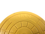 YELLOW/GAS Non-Pop Polymer Valve Box Lid - Quiet, Secure