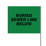 FlagShooter Marking Flags- 33" Plain, Preprinted, and Custom 1000 per box