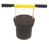 BLACK Non-Pop Polymer Valve Box Lid - Quiet, Secure, Radio Device Capable