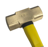 Brass Head Non-Sparking Non-Magnetic Hammer for use with flaring tools