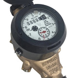 Zenner 5/8" x 3/4" multi-jet Water meter, US Gallon Local Read Register