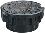 Cast Iron Valve Box Lids For Water Main Valves, Standard and  Locking Style