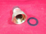 1-1/2" Water Meter Coupling, LEAD-FREE brass, Female Swivel Meter Nut x Male NPT