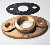 1-1/2" Lead-free Brass Meter Flange Connection Set For 1.5" Water Meter,