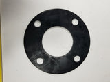 3" X 1/8" Black EPDM Rubber FULL FACE Water Meter Flange Gasket